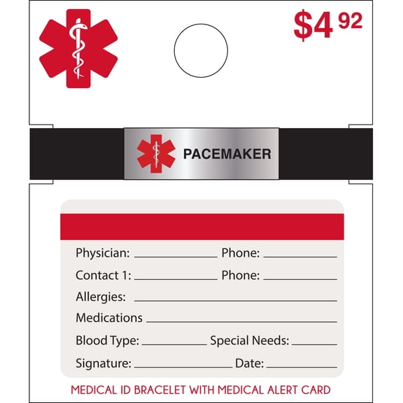 Medic Id Brac-pacemaker