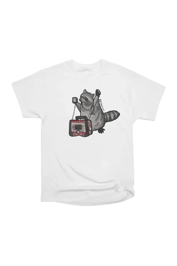 Medic raccoon T-Shirt Tee Gift For Him Merch For Her Apparel For Friend