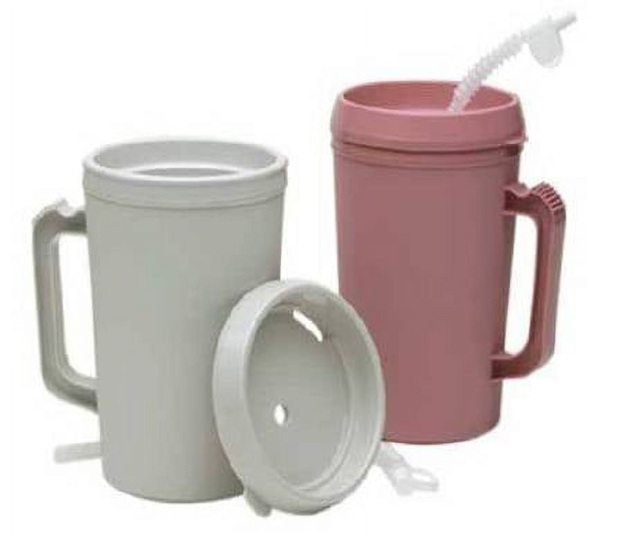 Water Pitcher with Lid & Straw Port — Mountainside Medical Equipment
