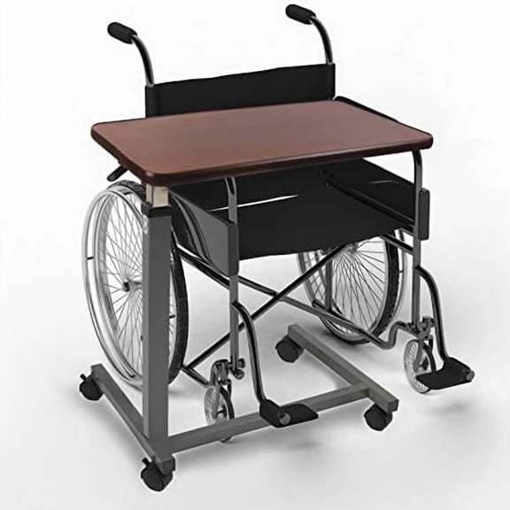 Medical Adjustable Overbed Bedside Table With Wheels (Hospital and Home Use)