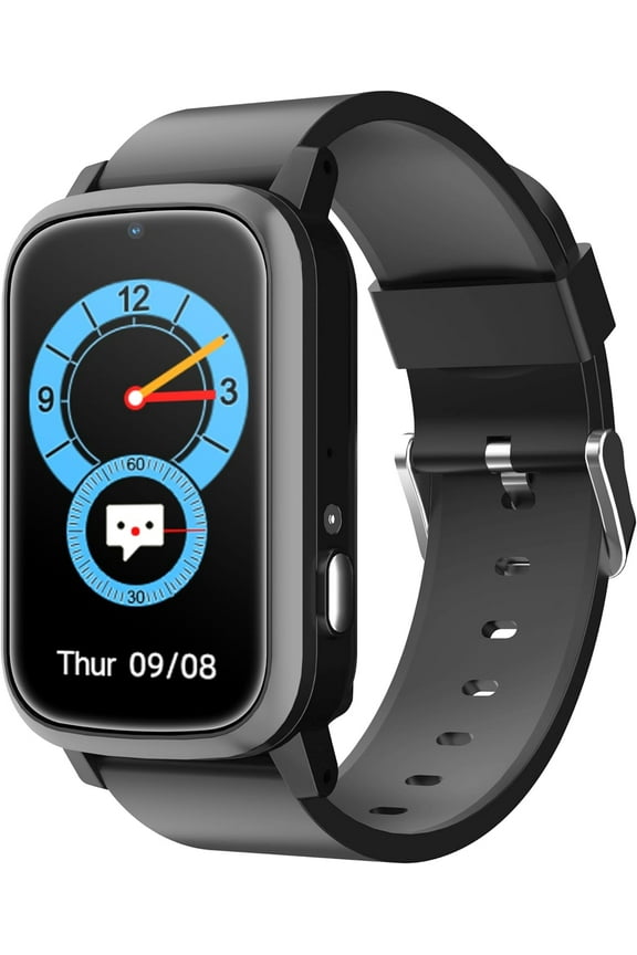 Medical Alert 4G Cellular Rectangular Smart Watch