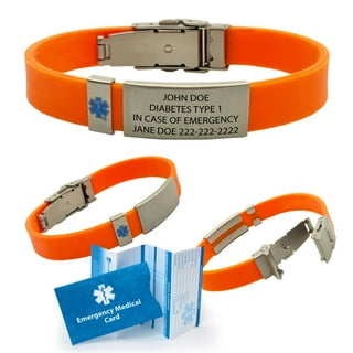 Medical id 2024 bracelets walmart