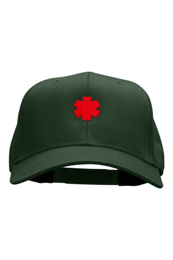 Medical Alert Embroidered Low Profile Cap - Dk Green OSFM