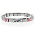 thumbnail image 1 of Medical Alert ID Bracelet on ELIQUIS Medication, Modular Charm Style - SIZE OPTION D, 1 of 6