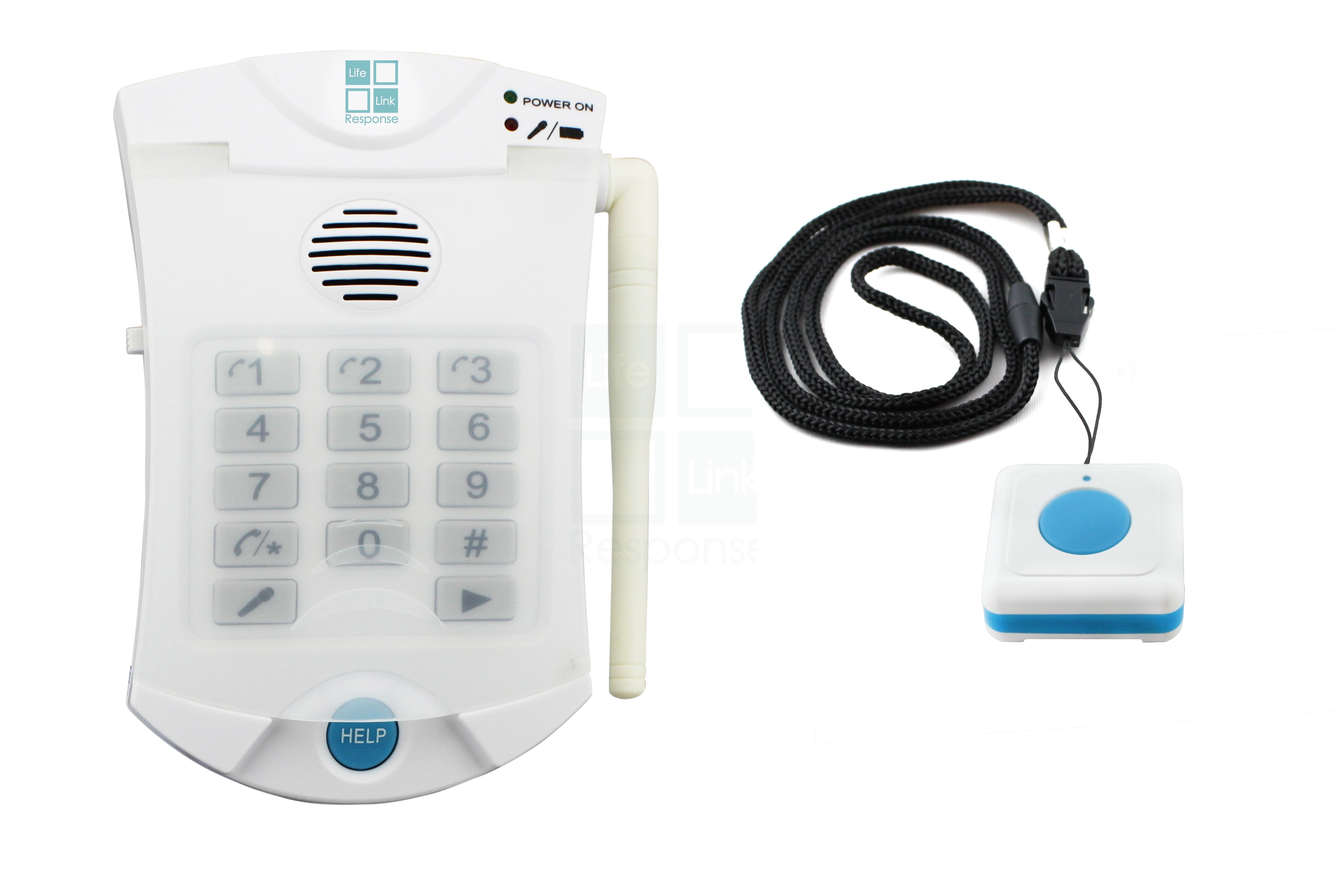 Medical Alert System NO MONTHLY FEES Includes 1 WATERPROOF Pendant Wireless Help Button Elderly Home Help Alarm Life Monitor