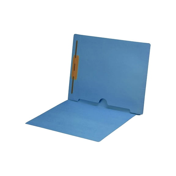 Medical Arts Press End Tab File Folder Straight Cut Letter-Size Blue 50/Box (S-09018-BLU)