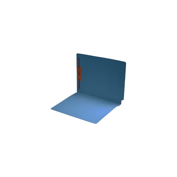 Medical Arts Press End Tab File Folder Straight Cut Letter-Size Blue 50/Box (S-09242-BLU)