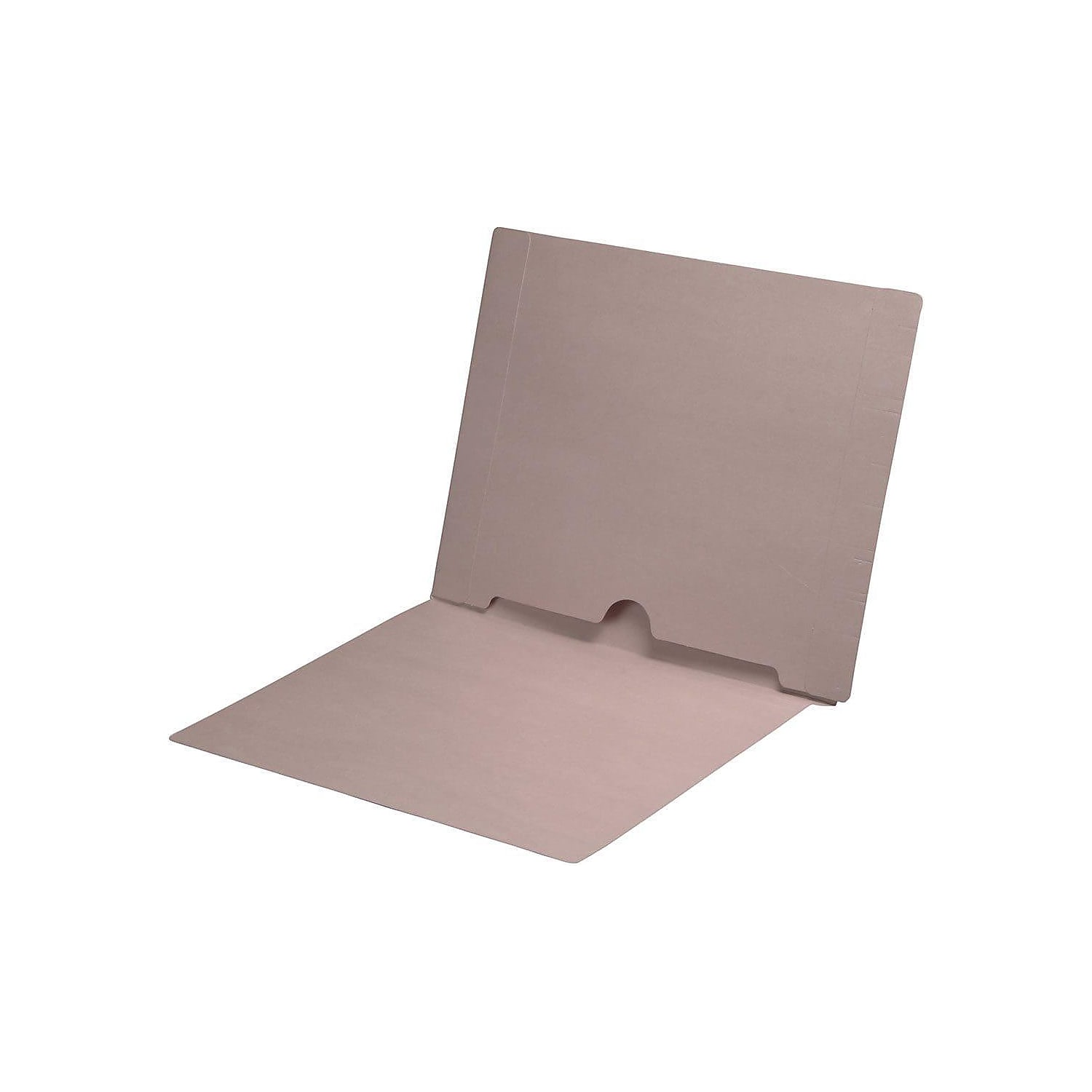 Medical Arts Press End Tab File Folder Straight Cut Letter-Size Gray 50/Box (S-09017-GRY)