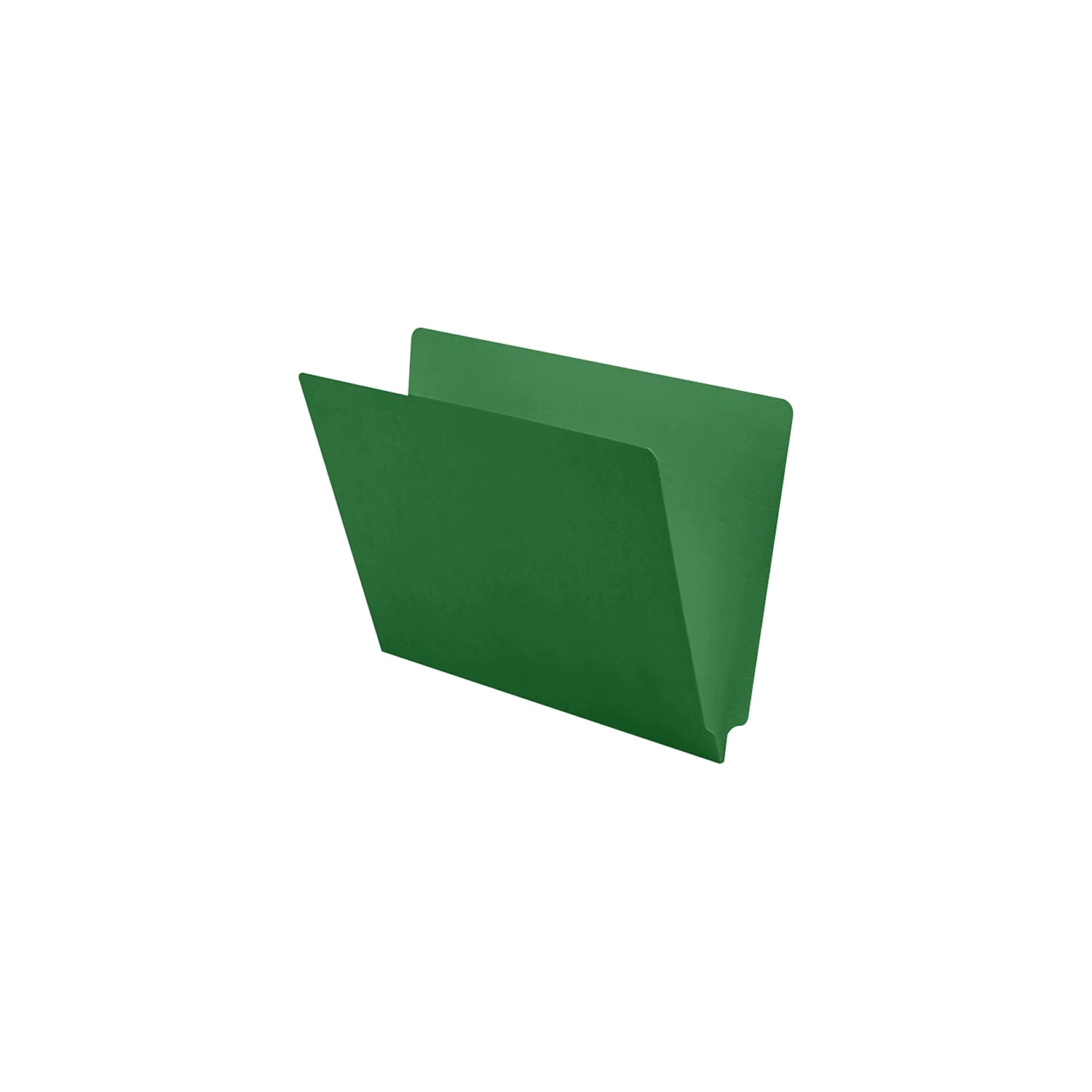 Medical Arts Press End Tab File Folder Straight Cut Letter-Size Green 100/Box (S-09241-GRN)