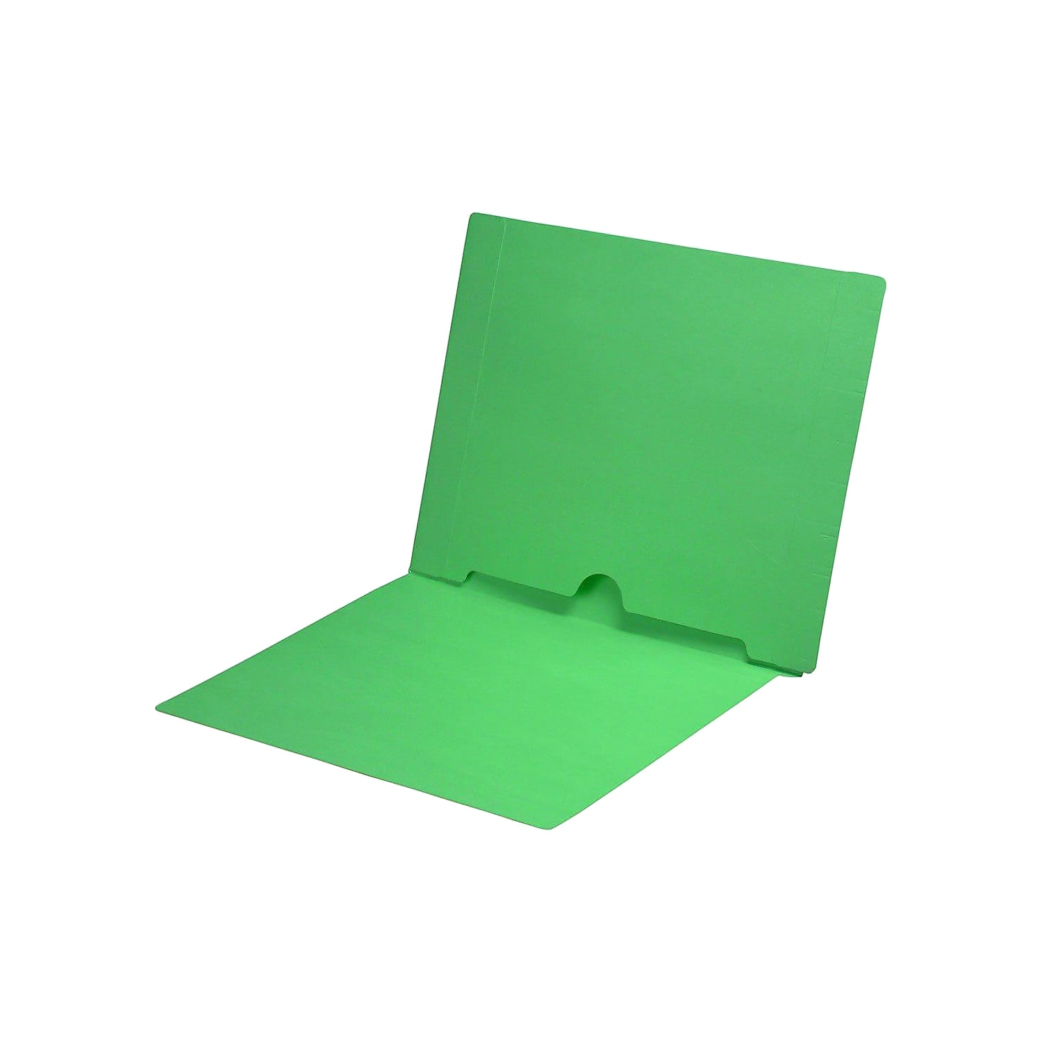 Medical Arts Press End Tab File Folder Straight Cut Letter-Size Green 50/Box (S-09017-GRN)
