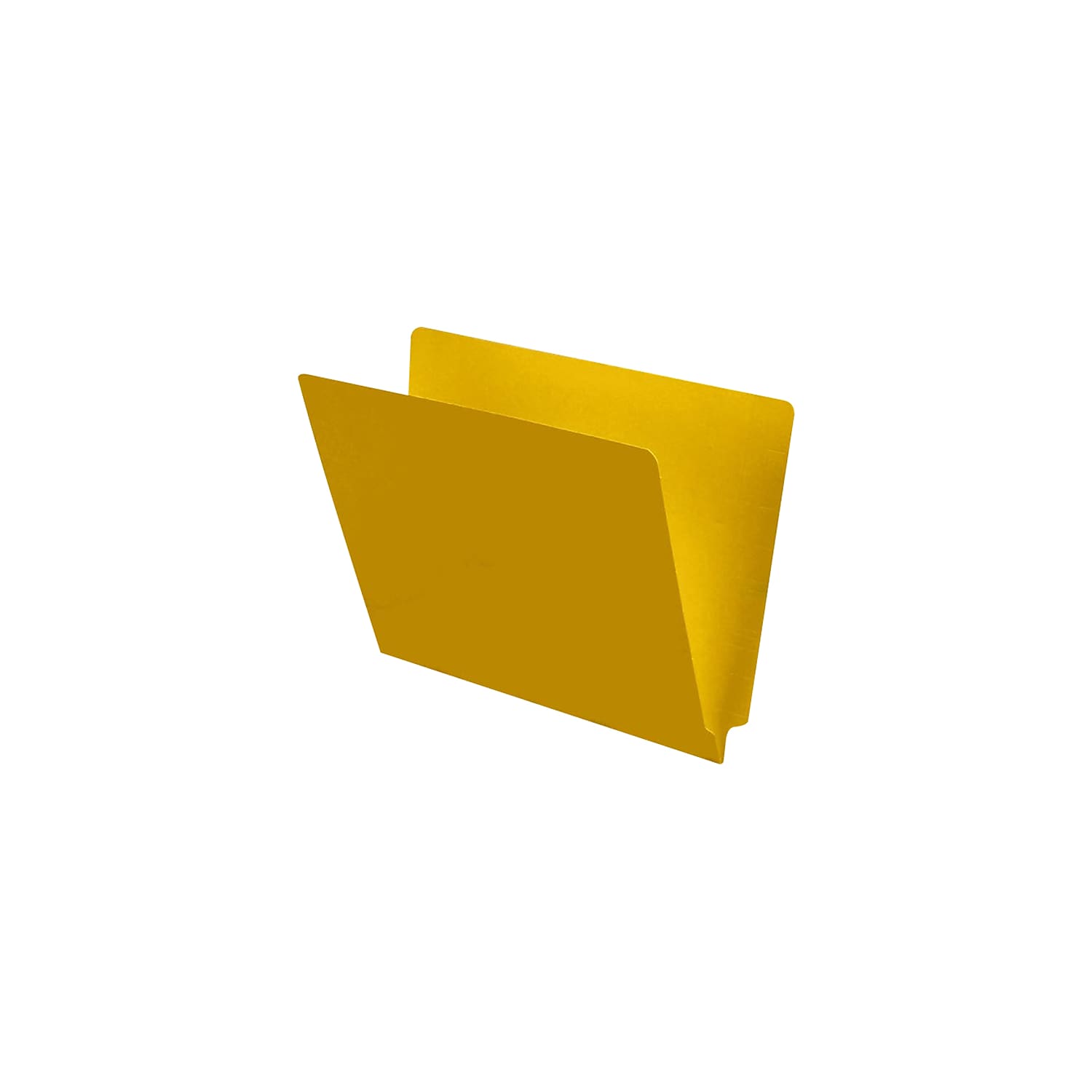 Medical Arts Press End Tab File Folder Straight Cut Letter-Size Yellow 100/Box (S-09241-YLW)