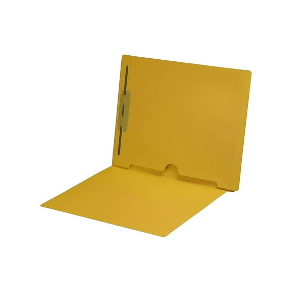 Medical Arts Press End Tab File Folder Straight Cut Letter-Size Yellow 50/Box (S-09018-YLW)