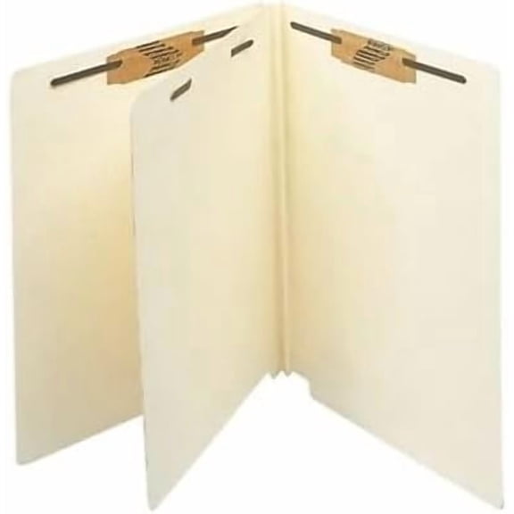 Medical Arts Press End-Tab Manila Classification Folders, 1-Divider, 25/Bx (35482)