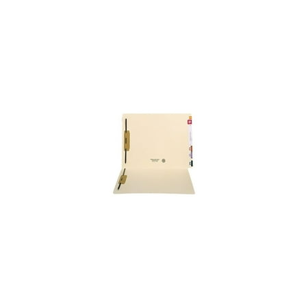 Medical Arts Press Heavy-Duty End Tab Fastener Folders, Manila, 50/Box