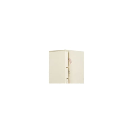 Standard Side-Flap Classification Folder Dividers, 1 Fastener, Letter Size, Manila, 100/Box
