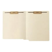 Medical Arts Press® Heavy-Duty End Tab File Folder, 0.75" Expansion, 2 Fasteners, Letter Size, Manila Exterior, 50/Box