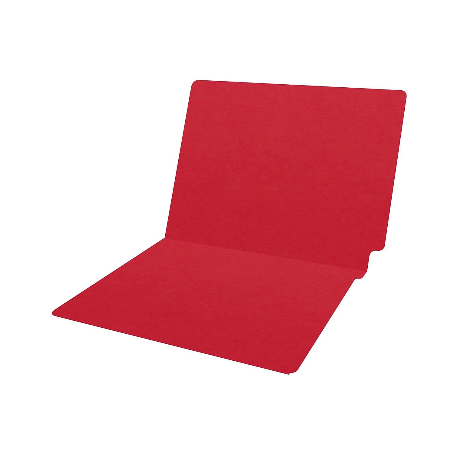 Medical Arts Press Heavy-Duty End Tab File Folder Straight Cut Letter-Size Red 40/Box (S-09458-RED)