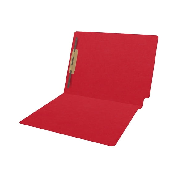 Medical Arts Press Heavy Duty End Tab File Folder Straight-Cut Letter Size Red 40/Box (S-09461-RED)