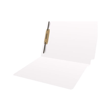 Medical Arts Press Heavy Duty End Tab File Folder Straight-Cut Letter Size White 40/Box