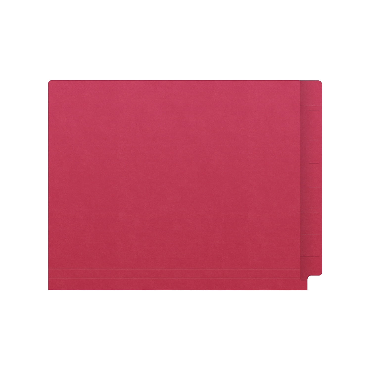 Medical Arts Press Kardex Match Reinforced End Tab File Folder Straight Cut Letter Size Red 100/Box