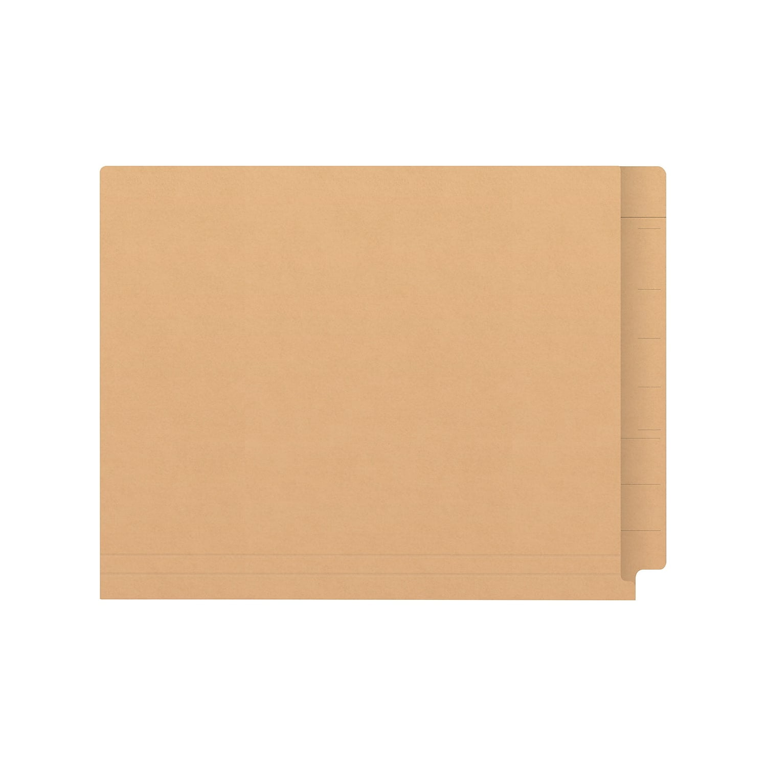 Medical Arts Press Kardex Match Reinforced End Tab File Folder Straight Cut Letter Size Tan 100/Box