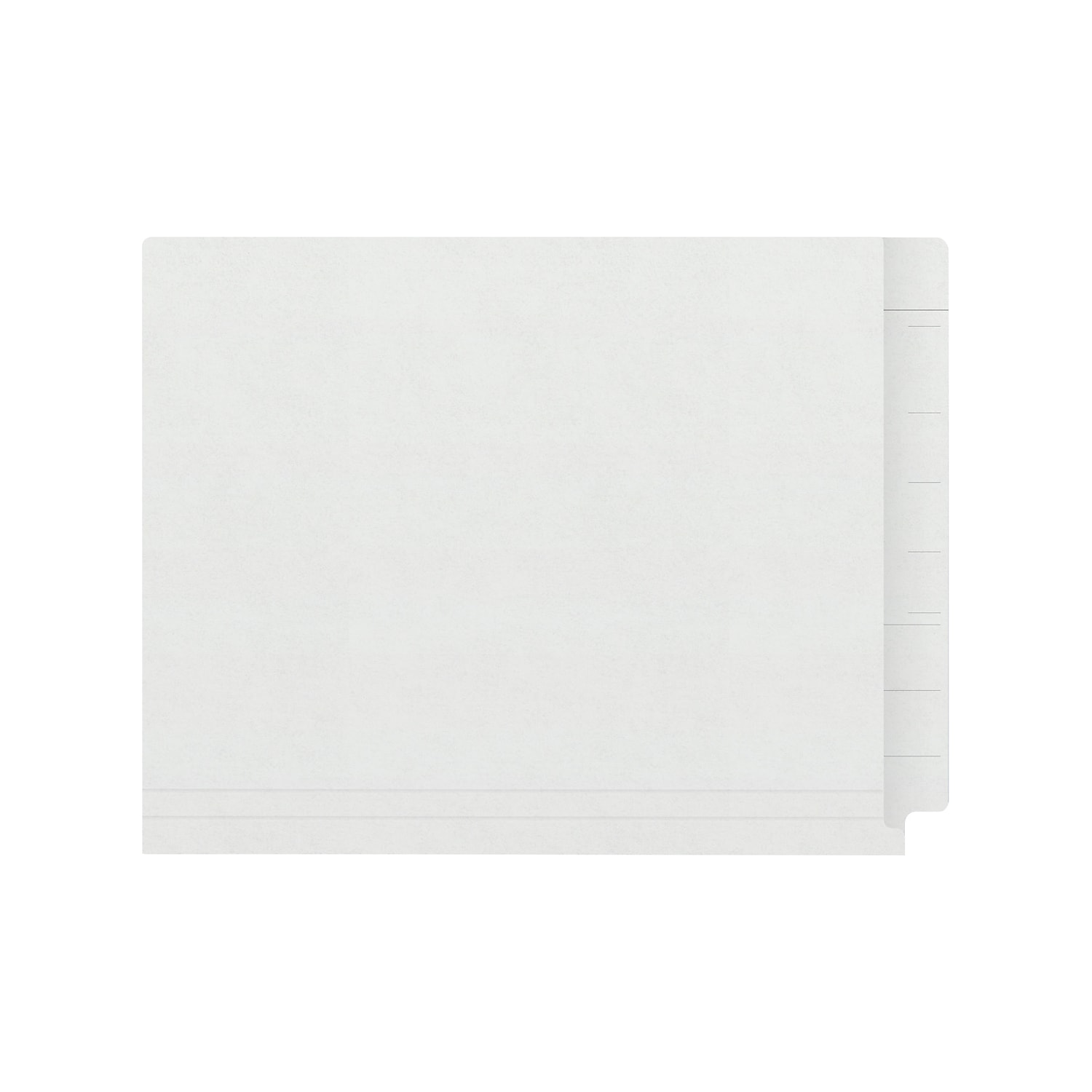 Medical Arts Press Kardex Match Reinforced End Tab File Folder Straight Cut Letter Size White 50/Box