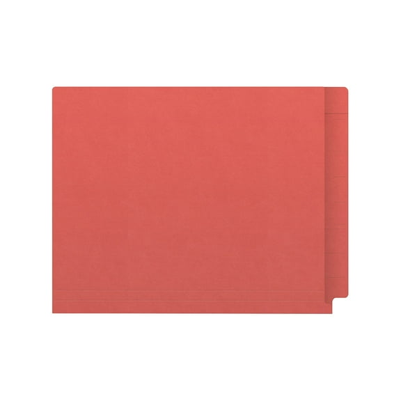 Medical Arts Press Reinforced End Tab File Folder Straight-Cut Letter Size Orange 100/Box
