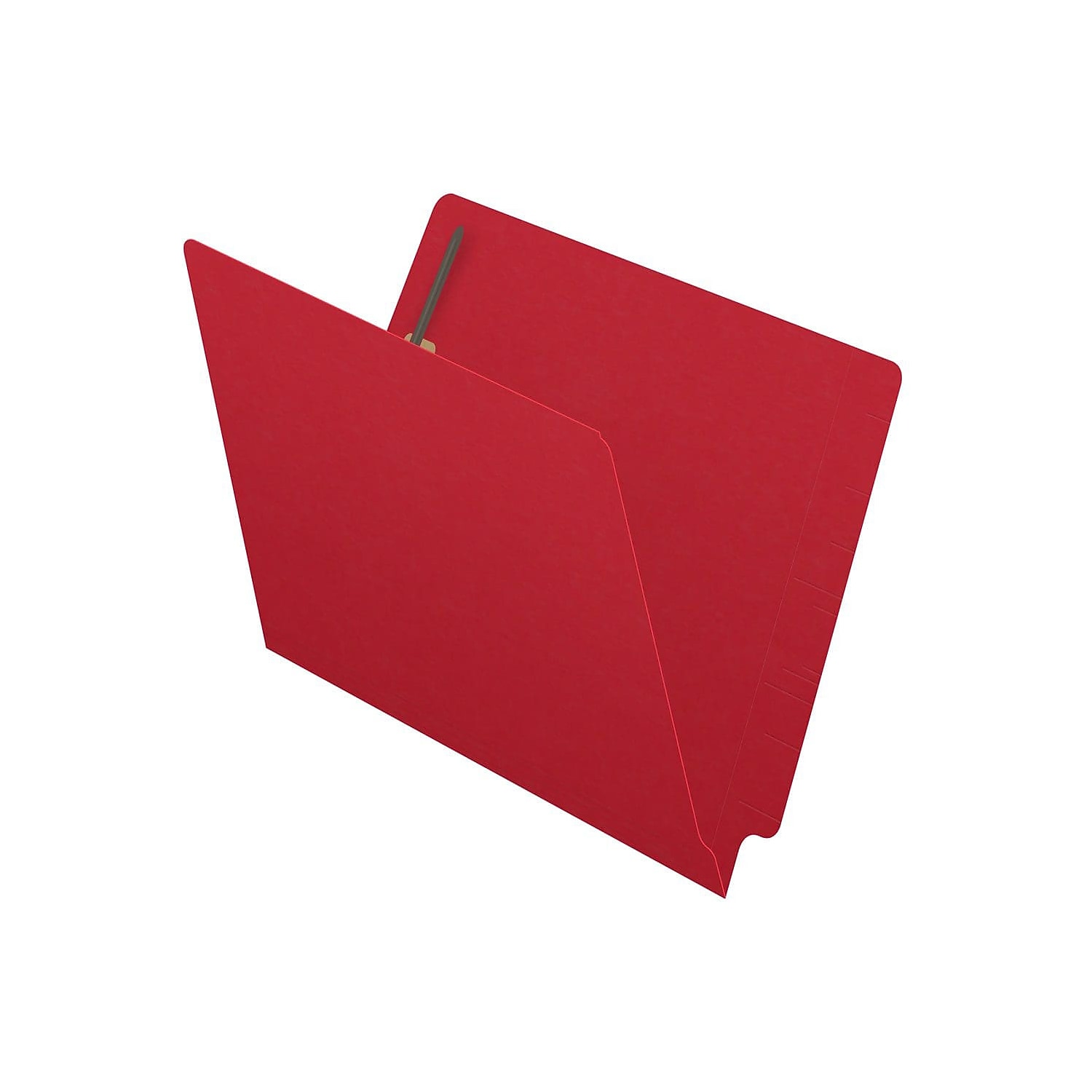 Medical Arts Press Reinforced End Tab File Folder Straight Cut Letter-Size Red 50/Box (S-01502-RED)