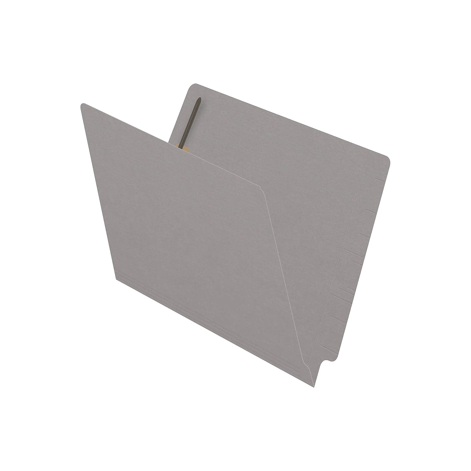Medical Arts Press Reinforced End Tab File Folder Straight Cut Letter-Size Gray 50/Box (S-01501-GRY)