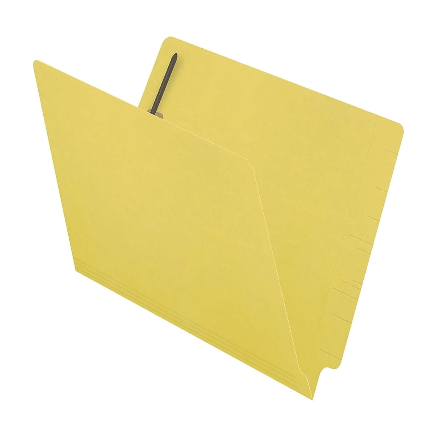 Medical Arts Press Reinforced End Tab File Folder Straight Cut Letter-Size Yellow 50/Box