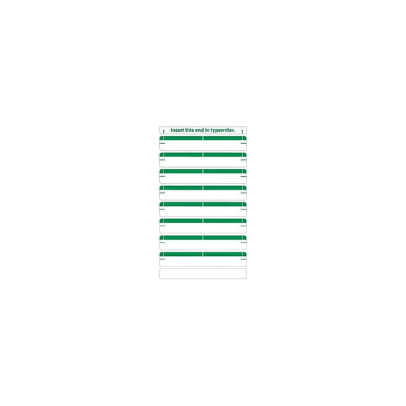 Medical Arts PressType-On Write-On Sheet Style Labels Green 32702