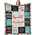 thumbnail image 1 of Medical Assistant Gifts for Women - MA Week Gifts - Gifts for Medical Assistants - Medical Assistant Appreciation Gifts Bulk - MA Week Appreciation Gift - Best MA Gifts Throw Blanket 60"X 50", 1 of 5