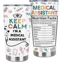 Medical Assistant Gifts for Women MA Appreciation Gift Medical Assistant Week Gifts for MA on Birthday and Christmas Stainless Steel Tumbler 20oz