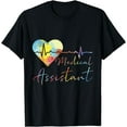 thumbnail image 1 of Medical Assistant Hospital EKG Pulse Heart Beat T-Shirt, 1 of 4