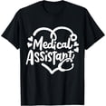 thumbnail image 1 of Medical Assistant MA Certified Medical Assistant CMA T-ShirtMen's and women's gift, black and white T-shirt, size: Extra large S-4XL, 1 of 4