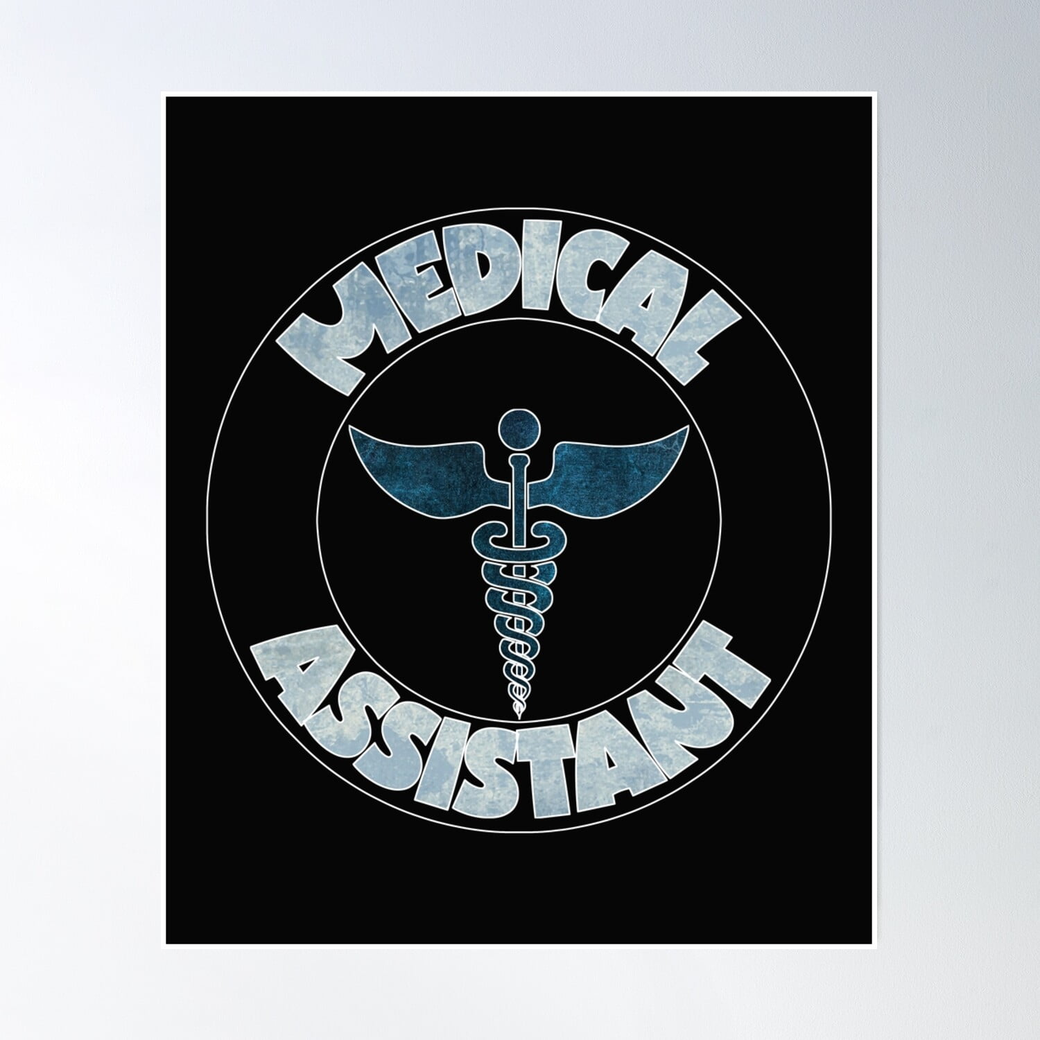 Medical Assistant Poster Wall Art, Modern Wall Decor, 8x12 UNFRAMED ...