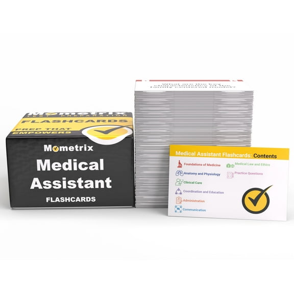 Medical Assistant Study Cards 2025-2026: All-in-One Prep for CMA, RMA, and CCMA Exams [Full Color Cards]