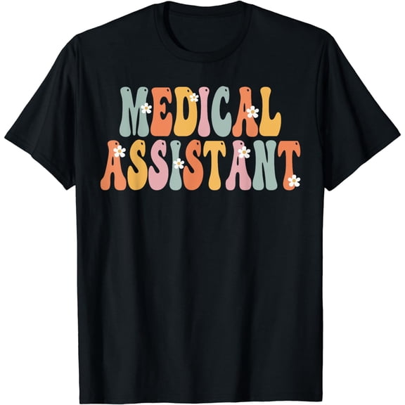 Medical Assistant Week Groovy Appreciation Day For Women T-Shirt