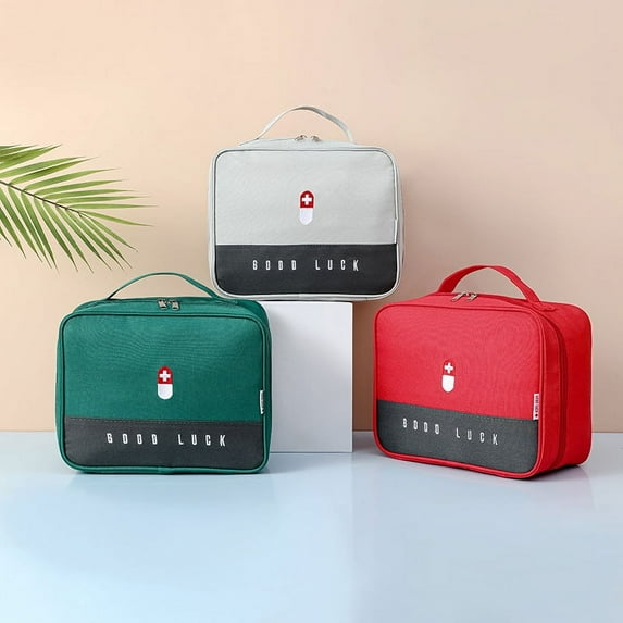 Medical Bag Travel Portable First Aid Bag Home Classification Bag Drug Storage Bag Travel Essentials