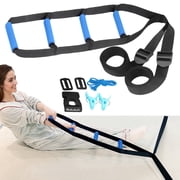 Medical Bed Safety & Assisting Rails Bed Ladder Assist for Seniors, 160 Inches Sit Up Helper with Non-Slip 4 Handles, Pull Up Assist Device for Elderly Adults Injury Handicapped Patients
