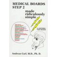 thumbnail image 1 of Pre-Owned Medical Boards Step 2 : Made Ridiculously Simple (MedMaster Series) (Paperback) 0940780283 9780940780286, 1 of 1