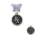 thumbnail image 1 of Medical Caduceus Seal - Rx - Butterfly Charm Bead, 1 of 1