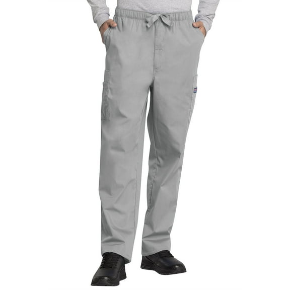 Medical Cargo Pants for Men Workwear Originals, Zipper Fly Scrubs for Men 4000