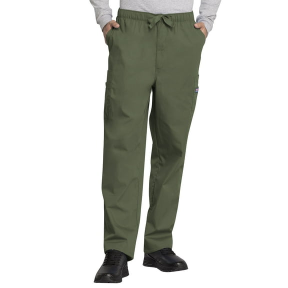 Medical Cargo Pants for Men Workwear Originals, Zipper Fly Scrubs for Men 4000