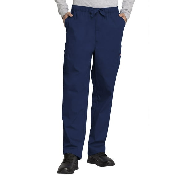 Medical Cargo Pants for Men Workwear Originals, Zipper Fly Scrubs for Men 4000