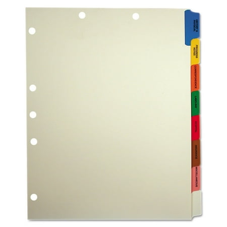 Medical Chart Divider Sets, Side Tab, 9 x 11, Tabbies 54505 Style, 40 Sets/Box