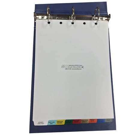 Medical Chart Index Dividers (14 Tab Top Open (Home Care Set)