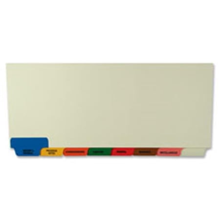 Medical Chart Index Set-Bottom Tab-8.5 in. x 11.38 in.-40-BX-MLA