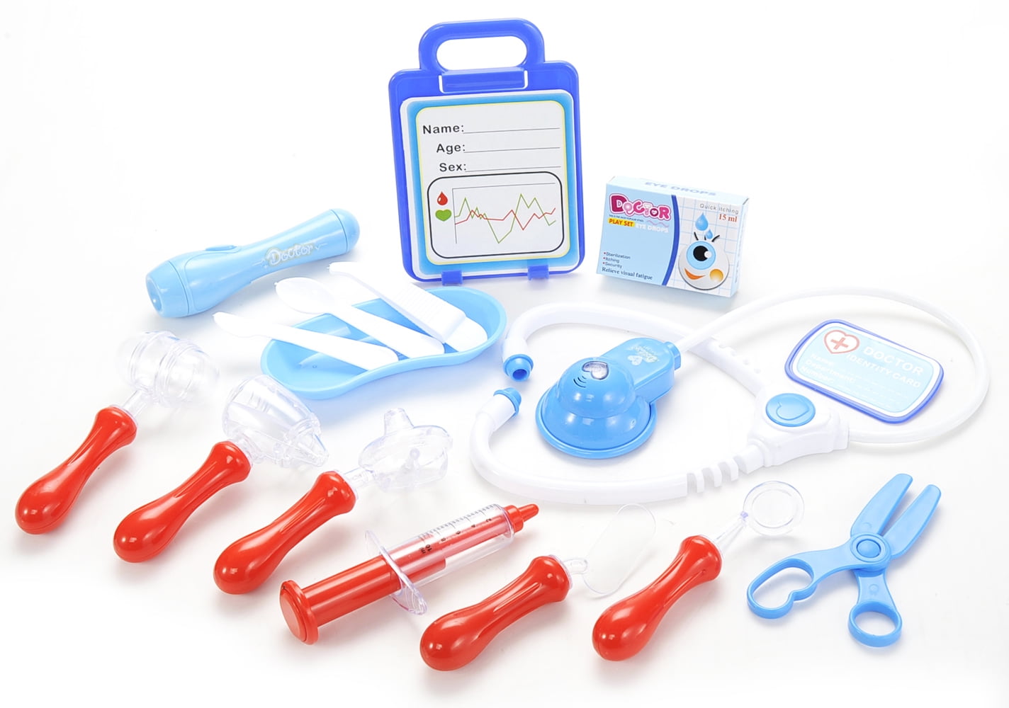 Kids' Doctor Kit Playset with 16 Medical Tools, Philippines Ubuy
