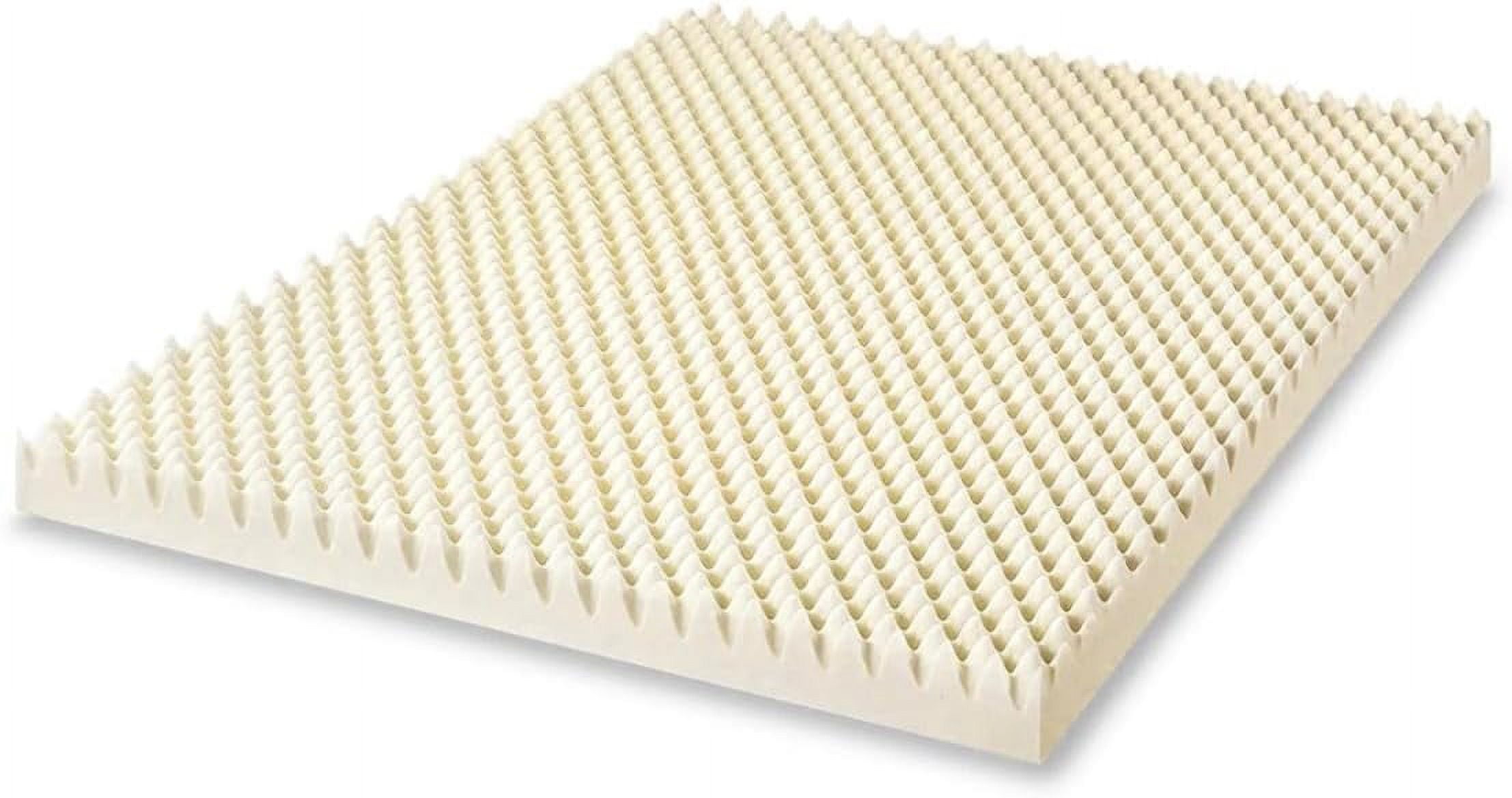 Medical Egg Crate Mattress Topper, Fragrance, Dye, Convoluted Foam